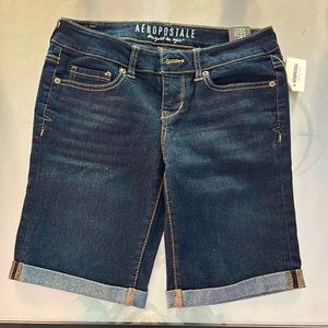 Aeropostal Bermuda Denim Shorts